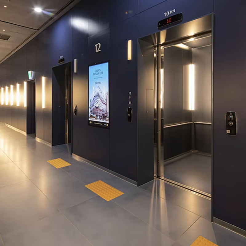 VTEP105 Ascensores Luxury Residential Passasjerheiser Gearless AC Silent Effektiv og stilig PVC
