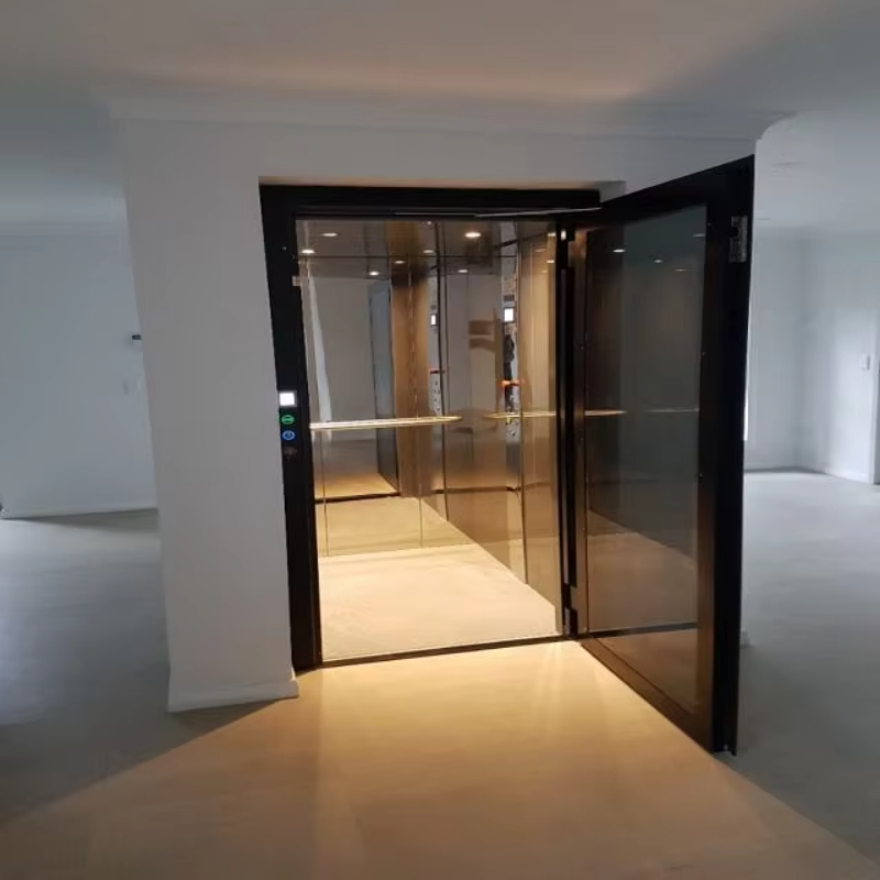 VTEV109 Ascensores Elevadores Stilig Glass Villa Heis for Privat Duplex Home