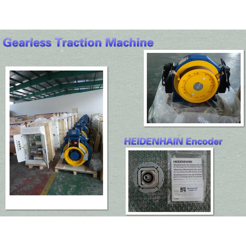 VTSP215 Hot Sale 320 kg-1000 kg Heis Lift Motor Heis Gearless Traction Machine