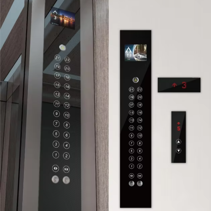 VTSP332 Heisdeler Firkantet trykknapp Med LED-lys