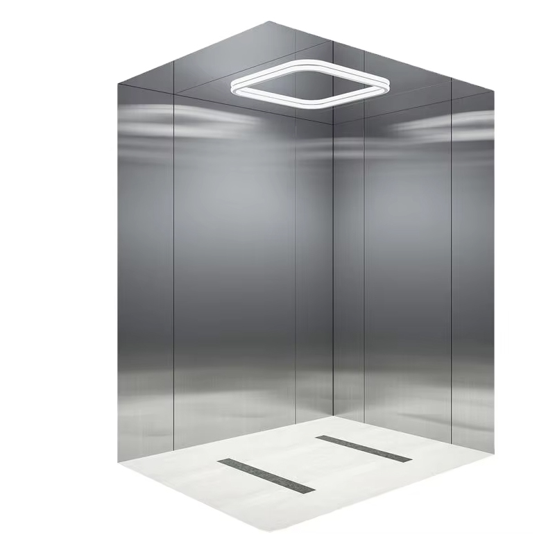 VTEP119 Ascensores passasjerheiser Gearless AC for bygninger med flere etasjer ISO9001-sertifisert rustfritt stål Enkel installasjon