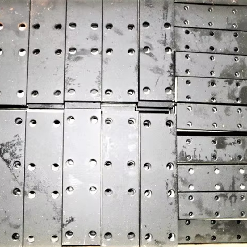 VTSP119 Heisdeler Høystyrkeheis Fishplate Lift Guide Rail Connection Plate Slitesterk stålskjøtplate