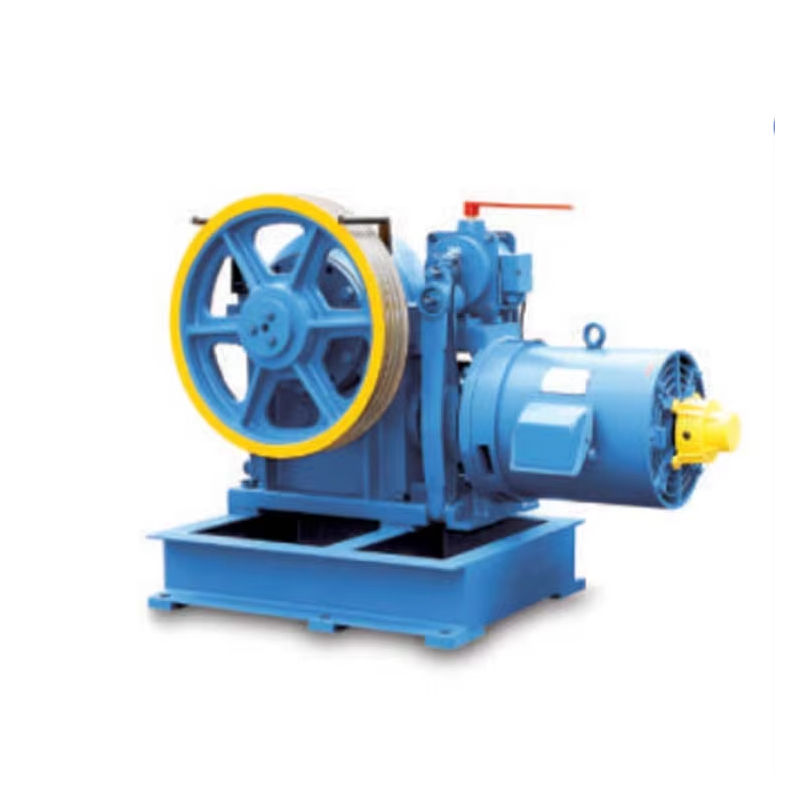 VTSP254 GTW9 Hotellbruk Elektrisk heis Trekkmaskin Motor 630KGS Kapasitet 1,0M_S Hastighet 380V_220V 2_1 Roping EN81-sertifisert