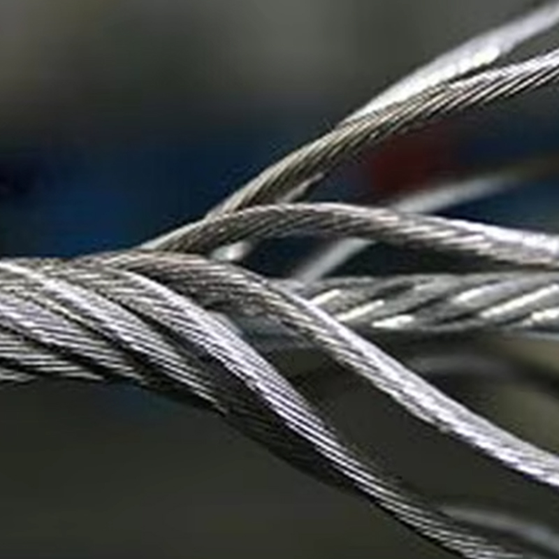 VTSP263 Kina fabrikk 11 mm høy strekkstyrke varmebestandig rustfritt galvanisert heis stål vaier