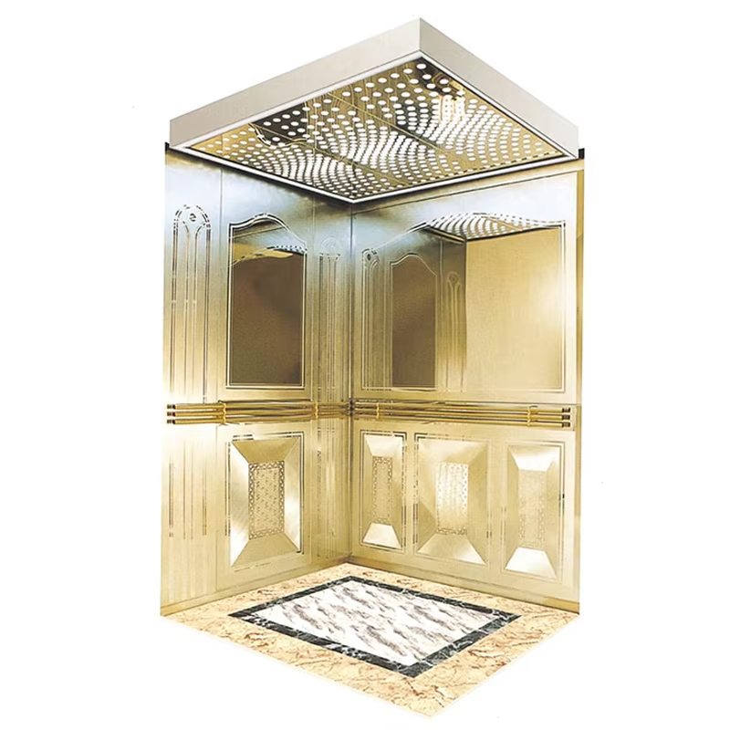 VTSP132 Heisdeler Moderne design Heiskabin i rustfritt stål Egendefinert størrelse for bolig- og kommersielle prosjekter