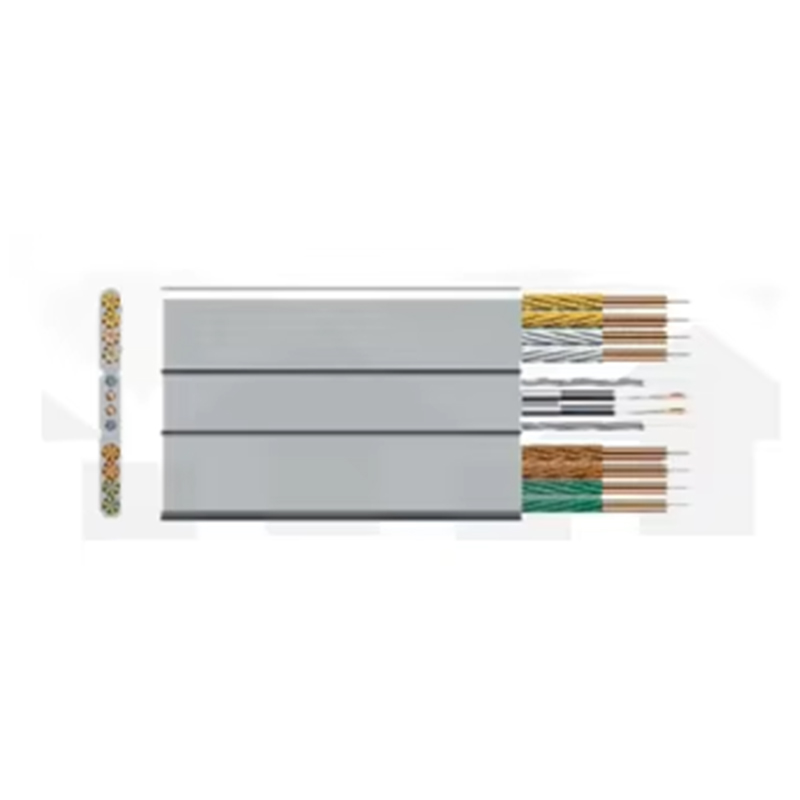VTSP368 Heis Flat fleksibel kobberleder PVC-isolert PVC-kappe Heis reisekabel
