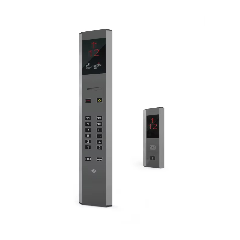 VTSP 385 Segment DOT Matrix Display Moderne Rustfritt stål Heis Indikator Display Skjerm COP LOP deler ISO9001 sertifisert